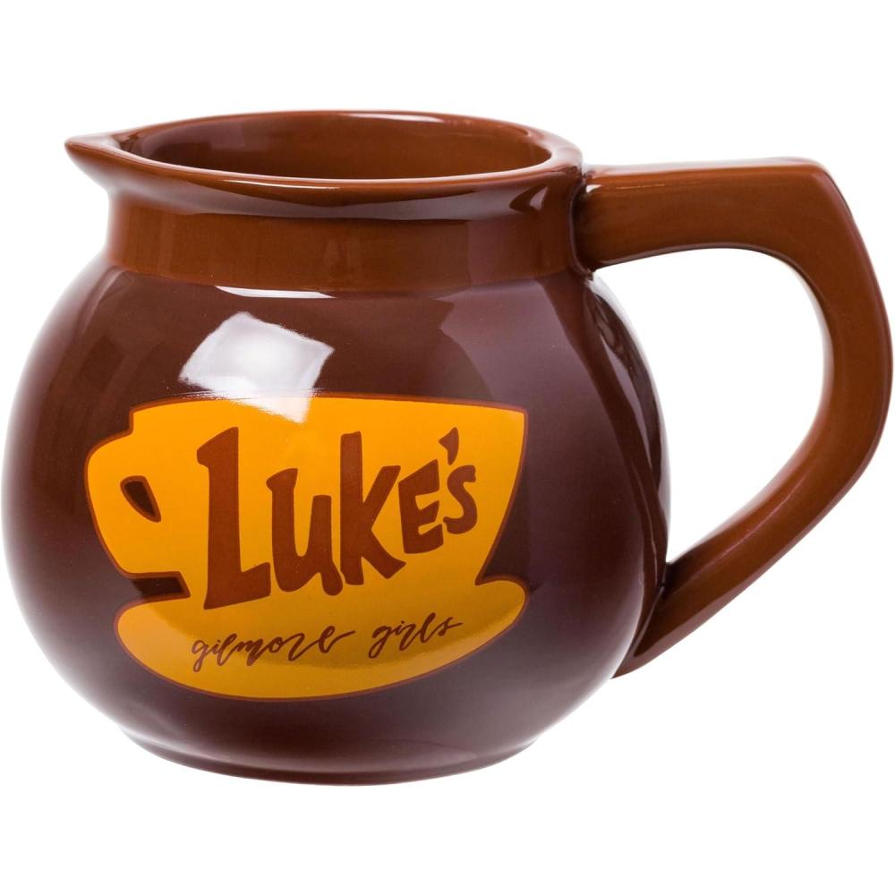 imageSilver Buffalo Gilmore Girls Destination Locations Icons Ceramic Mug 20 OuncesSculpted Coffee Pot Mug 20 Ounces