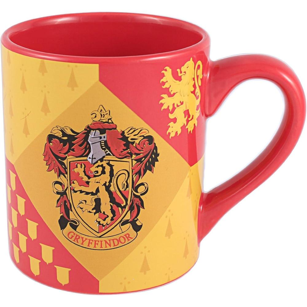 imageSilver Buffalo Harry Potter Hogwarts Slytherin House Crest Ceramic Mug 14 Ounces14oz Gryffindor House Crest