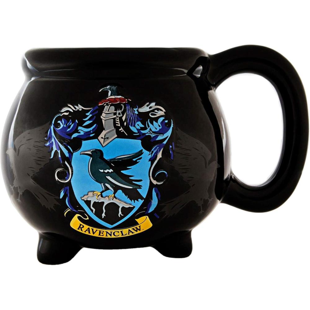 imageSilver Buffalo Lord of The Rings Elven Text High Gloss Reactive Glaze Tapered Pottery Mug18 OuncesRavenclaw