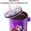 Silver Buffalo Care Bears Grumpy Bear Like I Care Stainless Steel Tumbler with Handle and Straw, Fits in Standard Cup Holder, 40 Ounces(Bratz)