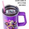 Silver Buffalo Care Bears Grumpy Bear Like I Care Stainless Steel Tumbler with Handle and Straw, Fits in Standard Cup Holder, 40 Ounces(Bratz)