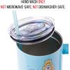 Silver Buffalo Care Bears Grumpy Bear Like I Care Stainless Steel Tumbler with Handle and Straw, Fits in Standard Cup Holder, 40 Ounces(Care Bears Watercolor Art)