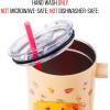 Silver Buffalo Care Bears Grumpy Bear Like I Care Stainless Steel Tumbler with Handle and Straw, Fits in Standard Cup Holder, 40 Ounces(Gilmore Girls)