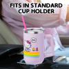 Silver Buffalo Care Bears Grumpy Bear Like I Care Stainless Steel Tumbler with Handle and Straw, Fits in Standard Cup Holder, 40 Ounces(Hello Kitty Spring and Summer)