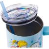 Silver Buffalo Care Bears Grumpy Bear Like I Care Stainless Steel Tumbler with Handle and Straw, Fits in Standard Cup Holder, 40 Ounces(Rainbow Brite)