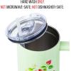 Silver Buffalo Care Bears Grumpy Bear Like I Care Stainless Steel Tumbler with Handle and Straw, Fits in Standard Cup Holder, 40 Ounces(Strawberry Shortcake Life is Delicious)