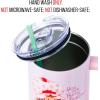 Silver Buffalo Care Bears Grumpy Bear Like I Care Stainless Steel Tumbler with Handle and Straw, Fits in Standard Cup Holder, 40 Ounces(Strawberry Shortcake You Are Berry Special Ombre)