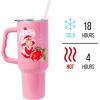 Silver Buffalo Care Bears Grumpy Bear Like I Care Stainless Steel Tumbler with Handle and Straw, Fits in Standard Cup Holder, 40 Ounces(Strawberry Shortcake You Are Berry Special Pink)