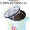 Silver Buffalo Care Bears Grumpy Bear Like I Care Stainless Steel Tumbler with Handle and Straw, Fits in Standard Cup Holder, 40 Ounces(Strawberry Shortcake Rainbow Slide)