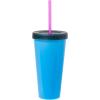 Silver Buffalo Disney Lilo and Stitch Angel Coconut Flowers 2 Pack Color Change Plastic Tumbler, 24-Ounce(Devious Group Splatter)