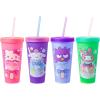 Silver Buffalo Disney Lilo and Stitch Angel Coconut Flowers 2 Pack Color Change Plastic Tumbler, 24-Ounce(Hello Kitty  My Melody  Badtz-Maru  and Cinnamoroll)