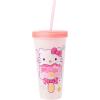 Silver Buffalo Disney Lilo and Stitch Angel Coconut Flowers 2 Pack Color Change Plastic Tumbler, 24-Ounce(Hello Kitty  My Melody  Badtz-Maru  and Cinnamoroll)