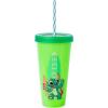 Silver Buffalo Disney Lilo and Stitch Angel Coconut Flowers 2 Pack Color Change Plastic Tumbler, 24-Ounce(Lilo and Stitch Surfboard)