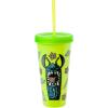 Silver Buffalo Disney Lilo and Stitch Angel Coconut Flowers 2 Pack Color Change Plastic Tumbler, 24-Ounce(Lilo and Stitch Tiki Stitch)