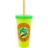 Silver Buffalo Disney Lilo and Stitch Angel Coconut Flowers 2 Pack Color Change Plastic Tumbler, 24-Ounce(Multicolor)