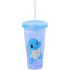Silver Buffalo Disney Lilo and Stitch Angel Coconut Flowers 2 Pack Color Change Plastic Tumbler, 24-Ounce(Pokemon Pika and Starters)