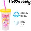 Silver Buffalo Disney Lilo and Stitch Angel Coconut Flowers 2 Pack Color Change Plastic Tumbler, 24-Ounce(Sanrio Hello Kitty Garden Doodle)