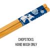 Silver Buffalo Disney Lilo and Stitch Hands Up Leaves and Flowers Ceramic Ramen Noodle Rice Bowl with Chopsticks and Spoon, Microwave Safe, 20 Ounces(Lilo and Stitch Watercolor Stitch (Big))