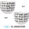 Silver Buffalo Disney Lilo and Stitch Hands Up Leaves and Flowers Ceramic Ramen Noodle Rice Bowl with Chopsticks and Spoon, Microwave Safe, 20 Ounces(Mickey Mouse Expressions)