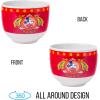 Silver Buffalo Disney Lilo and Stitch Hands Up Leaves and Flowers Ceramic Ramen Noodle Rice Bowl with Chopsticks and Spoon, Microwave Safe, 20 Ounces(Mickey Mouse Lunar Year Tiger)