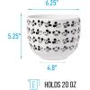 Silver Buffalo Disney Lilo and Stitch Hands Up Leaves and Flowers Ceramic Ramen Noodle Rice Bowl with Chopsticks and Spoon, Microwave Safe, 20 Ounces(Mickey Mouse Expressions)