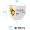 Silver Buffalo Disney Lilo and Stitch Hands Up Leaves and Flowers Ceramic Ramen Noodle Rice Bowl with Chopsticks and Spoon, Microwave Safe, 20 Ounces(Winnie the Pooh Rumbly in My Tumbly)