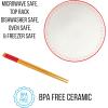 Silver Buffalo Disney Lilo and Stitch Hands Up Leaves and Flowers Ceramic Ramen Noodle Rice Bowl with Chopsticks and Spoon, Microwave Safe, 20 Ounces(Winnie the Pooh Watercolor (Big))