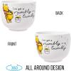 Silver Buffalo Disney Lilo and Stitch Hands Up Leaves and Flowers Ceramic Ramen Noodle Rice Bowl with Chopsticks and Spoon, Microwave Safe, 20 Ounces(Winnie the Pooh Rumbly in My Tumbly)
