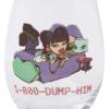 Silver Buffalo Disney Mickey and Minnie Classic Heart Glitter Stemless Wine Glass, 20 Ounces(Bratz)