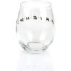 Silver Buffalo Disney Mickey and Minnie Classic Heart Glitter Stemless Wine Glass, 20 Ounces(Clear)