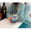 Silver Buffalo Disney Mickey and Minnie Classic Heart Glitter Stemless Wine Glass, 20 Ounces(Stitch Sunset)