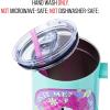 Silver Buffalo Disney Winnie the Pooh “Dreamy Days” Retro Art Stainless Steel Tumbler with Handle and Straw, Fits in Standard Cup Holder, 40 Ounces(Daisy Duck)