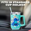 Silver Buffalo Disney Winnie the Pooh “Dreamy Days” Retro Art Stainless Steel Tumbler with Handle and Straw, Fits in Standard Cup Holder, 40 Ounces(Disney Lilo and Stitch Chillin)