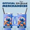 Silver Buffalo Disney Winnie the Pooh “Dreamy Days” Retro Art Stainless Steel Tumbler with Handle and Straw, Fits in Standard Cup Holder, 40 Ounces(Lilo and Stitch Jack-O-Lantern)