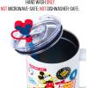 Silver Buffalo Disney Winnie the Pooh “Dreamy Days” Retro Art Stainless Steel Tumbler with Handle and Straw, Fits in Standard Cup Holder, 40 Ounces(Mickey and Friends)