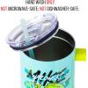 Silver Buffalo Disney Winnie the Pooh “Dreamy Days” Retro Art Stainless Steel Tumbler with Handle and Straw, Fits in Standard Cup Holder, 40 Ounces(Monsters Inc Mike Wazowski)