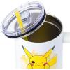 Silver Buffalo Disney Winnie the Pooh “Dreamy Days” Retro Art Stainless Steel Tumbler with Handle and Straw, Fits in Standard Cup Holder, 40 Ounces(Pikachu Adorable Cheeks Pokemon)