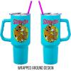 Silver Buffalo Disney Winnie the Pooh “Dreamy Days” Retro Art Stainless Steel Tumbler with Handle and Straw, Fits in Standard Cup Holder, 40 Ounces(Scared Scooby and Shaggy)