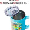 Silver Buffalo Disney Winnie the Pooh “Dreamy Days” Retro Art Stainless Steel Tumbler with Handle and Straw, Fits in Standard Cup Holder, 40 Ounces(Scooby Doo Mystery Machine)