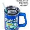 Silver Buffalo Disney Winnie the Pooh “Dreamy Days” Retro Art Stainless Steel Tumbler with Handle and Straw, Fits in Standard Cup Holder, 40 Ounces(Scooby Doo Where Are You)