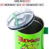 Silver Buffalo Disney Winnie the Pooh “Dreamy Days” Retro Art Stainless Steel Tumbler with Handle and Straw, Fits in Standard Cup Holder, 40 Ounces(Shrek)