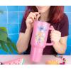 Silver Buffalo Disney Winnie the Pooh “Dreamy Days” Retro Art Stainless Steel Tumbler with Handle and Straw, Fits in Standard Cup Holder, 40 Ounces(Stitch Life is a Party)