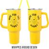 Silver Buffalo Disney Winnie the Pooh “Dreamy Days” Retro Art Stainless Steel Tumbler with Handle and Straw, Fits in Standard Cup Holder, 40 Ounces(Winnie the Pooh Here for the Hunny)