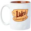 Silver Buffalo Gilmore Girls Destination Locations Icons Ceramic Mug, 20 Ounces(Wax Resist Pottery Mug (17 Ounces))