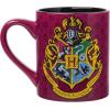 Silver Buffalo Harry Potter Hogwarts Slytherin House Crest Ceramic Mug, 14 Ounces(14oz Glitter Hogwarts House Crest)
