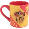 Silver Buffalo Harry Potter Hogwarts Slytherin House Crest Ceramic Mug, 14 Ounces(14oz Gryffindor House Crest)