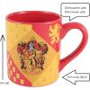 Silver Buffalo Harry Potter Hogwarts Slytherin House Crest Ceramic Mug, 14 Ounces(14oz Gryffindor House Crest)