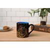 Silver Buffalo Harry Potter Hogwarts Slytherin House Crest Ceramic Mug, 14 Ounces(14oz Hogwarts Crest Splatter)