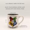 Silver Buffalo Harry Potter Hogwarts Slytherin House Crest Ceramic Mug, 14 Ounces(14oz I’d Rather Be at Hogwarts)