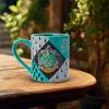 Silver Buffalo Harry Potter Hogwarts Slytherin House Crest Ceramic Mug, 14 Ounces(14oz Slytherin House Crest)